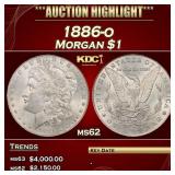 1886-o Morgan Dollar $1 ms62 USCG
