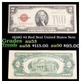 1928G $2 Red Seal United States Note Grades Select