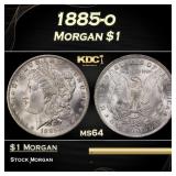 1885-o Morgan Dollar $1 Grades ms64