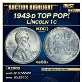 1943-d Lincoln Cent TOP POP! 1c ms68+ SEGS