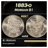 1883-o Morgan Dollar $1 Grades ms62