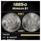 1885-o Morgan Dollar $1 ms66+ SEGS