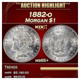 1882-o Morgan Dollar $1 ms65+ SEGS