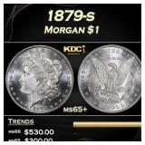 1879-s Morgan Dollar $1 Grades ms65+