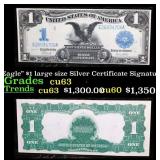 1899 $1 large size Silver Certificate 'Black Eagle