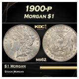 1900-p Morgan Dollar $1 Grades ms62