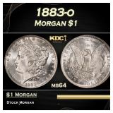 1883-o Morgan Dollar $1 Grades ms64