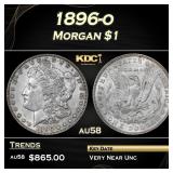 1896-o Morgan Dollar $1 Grades au58