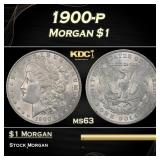 1900-p Morgan Dollar $1 Grades ms63