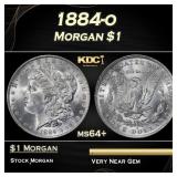 1884-o Morgan Dollar $1 Grades ms64+