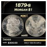 1879-s Morgan Dollar $1 Grades ms65