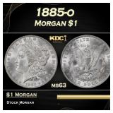 1885-o Morgan Dollar $1 Grades ms63