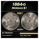 1884-o Morgan Dollar $1 Grades ms64+