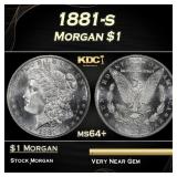 1881-s Morgan Dollar $1 Grades ms64+