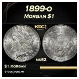1899-o Morgan Dollar $1 Grades ms62