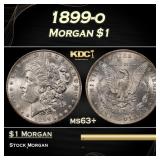 1899-o Morgan Dollar $1 Grades ms63+