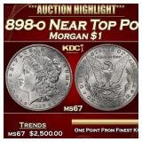 1898-o Morgan Dollar Near Top Pop! $1 ms67 SEGS