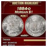 1884-o Morgan Dollar $1 ms66+ SEGS