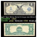 1899 $1 large size Silver Certificate "Black Eagle