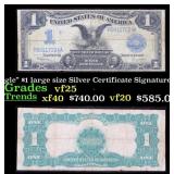 1899 $1 large size Silver Certificate "Black Eagle