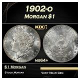 1902-o Morgan Dollar $1 Grades ms64+