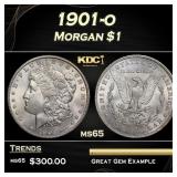 1901-o Morgan Dollar $1 Grades ms65