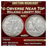 1917-d Obverse Walking Liberty Half Dollar Near To