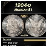 1904-o Morgan Dollar $1 Grades ms65+
