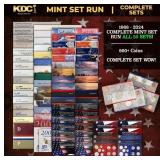 COMPLETE MINT SET RUN ALL 55 SETS! 1968-2024 920+