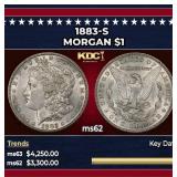 1883-s Morgan Dollar $1 ms62 USCG