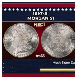 1897-s Morgan Dollar $1 Grades ms63
