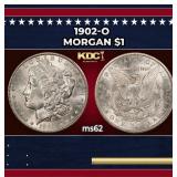 1902-o Morgan Dollar $1 Grades ms62