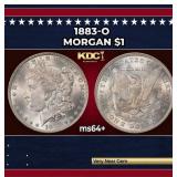 1883-o Morgan Dollar $1 Grades ms64+