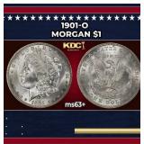 1901-o Morgan Dollar $1 Grades ms63+
