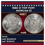 1885-o Morgan Dollar TOP POP! $1 ms68 SEGS