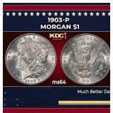 1903-p Morgan Dollar $1 Grades ms64