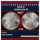 1878-s Morgan Dollar $1 ms66 SEGS