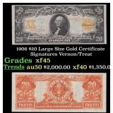 1906 Vernon/Treat $20 Large Size Gold Certificate