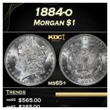 1884-o Morgan Dollar $1 Grades ms65+
