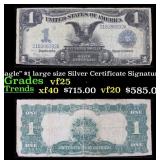 1899 $1 large size Silver Certificate "Black Eagle