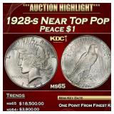 1928-s Peace Dollar Near Top Pop $1 ms65 SEGS