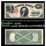 1917 Speelman/White $1 Large Size Legal Tender Not