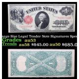 1917 $1 Large Size Legal Tender Note Grades Select