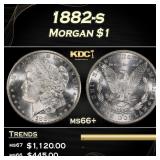 1882-s Morgan Dollar $1 ms66+ SEGS