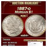 1887-o Morgan Dollar $1 ms64+ SEGS