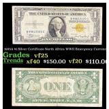 1935A $1 Silver Certificate North Africa WWII Emer