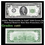 1928A $100 Green Seal Federal Reserve Note San Fra