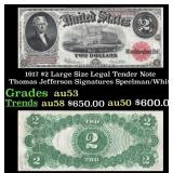 1917 Speelman/White $2 Large Size Legal Tender Not