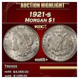 1921-s Morgan Dollar $1 ms65+ SEGS