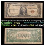 1935A $1 Silver Certificate Hawaii WWII Emergency